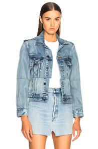 Vetements Reworked Denim Jacket In Blue