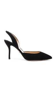 Paul Andrew Aw Suede Heels In Black
