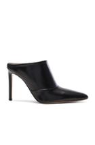 Altuzarra Leather Davidson Mules In Black
