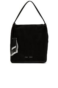 Proenza Schouler Medium Tote Nubuck In Black