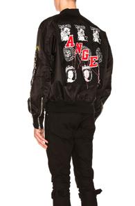 Mr. Completely Anger Bomber Jacket In Black