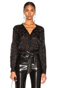 Equipment Estella Blouse In Abstract,black