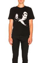 Saint Laurent Graphic Tee In Black