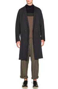 Kolor Wool Coat In Blue