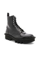 Neil Barrett Leather Piercing Boots In Black