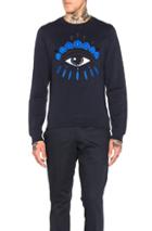Kenzo Classic Eye Sweatshirt In Blue