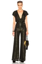 Lpa 76 Jumpsuit In Black,metallics