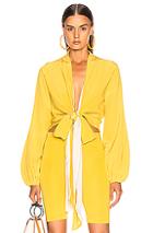 Silvia Tcherassi Honey Blouse In Yellow