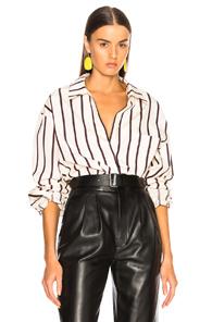 Isabel Marant Venice Shirt In Neutrals,stripe