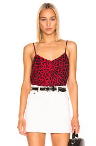 Rta Vita Top In Animal Print,red