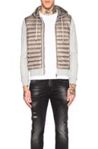 Moncler Maglia Cardigan Jacket In Gray