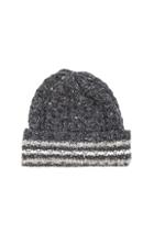 Thom Browne Cable Funmix Hat In Gray