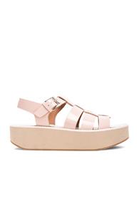 Flamingos Leather Citrus Sandals In Neutrals