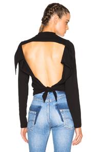 Vetements Long Sleeve Tee In Black