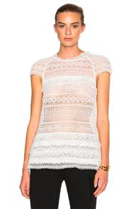 Marissa Webb Austin Lace Top In White