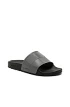Adidas By Raf Simons Adilette Checkerboard In Black