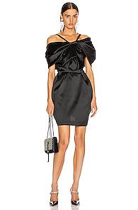Zuhair Murad Bow Mini Dress In Black