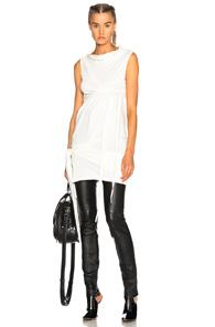 Drkshdw By Rick Owens Tie Top In White