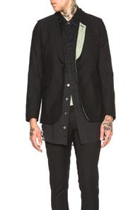 Ann Demeulemeester Jacket In Black
