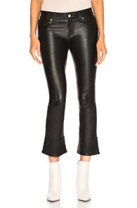 Rta Duchess Leather Crop In Black