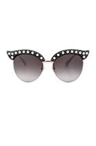 Gucci Opulent Luxury Pop Glitter Sunglasses In Metallics