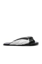 Haider Ackermann Leather Knotted Sandals In White