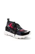 Valentino Sound High Sneakers In Black