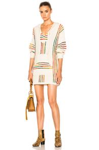 The Elder Statesman Fwrd Exclusive Baja Pullover In Neutrals,stripes