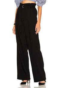 3.1 Phillip Lim Paper Bag Waist Pant In Black