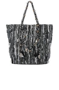 Ancient Greek Sandals Vasso Large Tote In Black