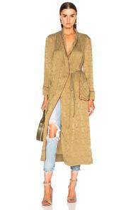 Raquel Allegra Robe Dress In Green