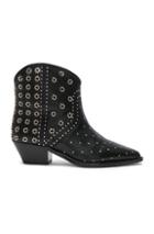 Isabel Marant Domya Studded Leather Ankle Boots In Black