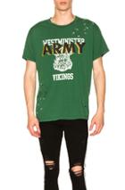 Amiri Vintage Army Tee In Green