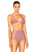 Tori Praver Swimwear Lahaina Bikini Top In Pink,purple
