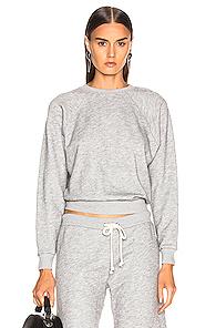Re/done 50's Crewneck Sweatshirt In Gray
