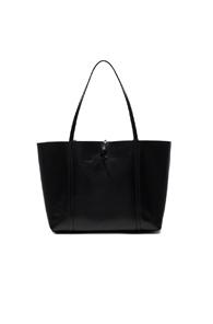 Kara Tie Tote In Black