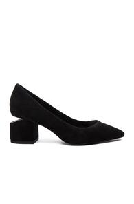 Alexander Wang Suede Simona Pumps In Black