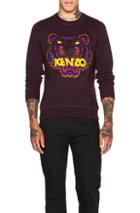 Kenzo Icons Tiger Sweatshirt In Purple
