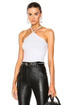 Helmut Lang Cross Front Tank Top In White