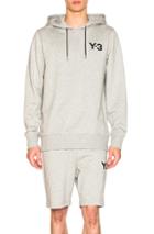 Y-3 Yohji Yamamoto Classic Hoodie In Gray