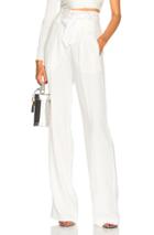 Michelle Mason Paper Bag Pant In White