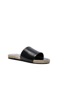Haider Ackermann Leather Sandals In Black