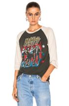 Madeworn Kiss With Glitter Tee In Black