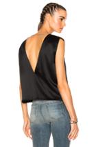 Amiri V Neck Chain Top In Black
