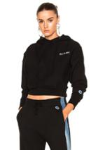 Re/done Originals Reverse Weave Hoodie In Black