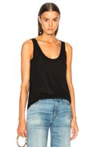 Nili Lotan San Marcos Linen Tank Top In Black