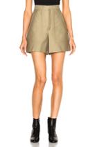 Isabel Marant Satia Cotton Costard Shorts In Neutrals