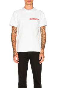 Calvin Klein 205w39nyc Script Tee In Blue