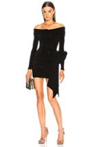 Redemption Off Shoulder Mini Dress In Black