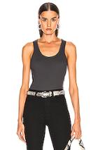 John Elliott Marlowe Rib Tank Top In Gray